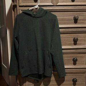 Lululemon Athletica Dark Green Textured Hoodie